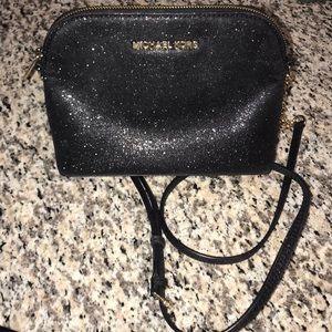 MICHAEL KORS sparkle black crossbody